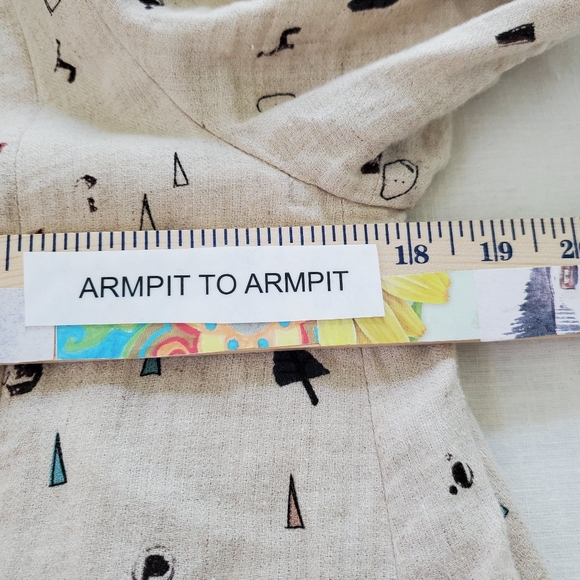 Whiple Dress Tunic Lagenlook Unique Collar 3 Pockets Baggy - Picture 4 of 10